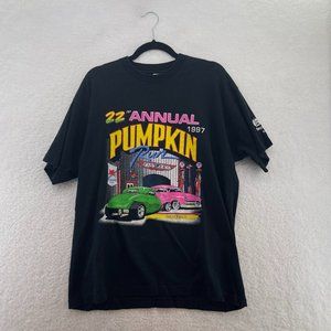 Vintage 1997 pumpkin racing T-shirt